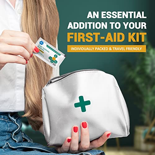 MED PRIDE Triple Antibiotic Ointment [144 Packets x 0.9g Each]- First Aid Antibiotic Cream - Travel-Size Individual Antibiotic Ointment Packets for Burns, Scrapes, Cuts, Wound Care