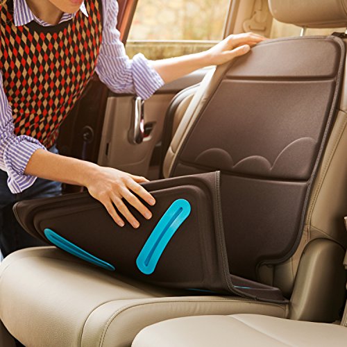 Munchkin Brica Elite Seat Guardian Car Seat Protector, Baby/Toddler/Child, Dark Grey