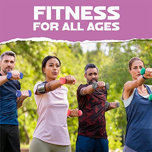 Yes4All Exercise amp Fitness Ibs Yes4All Non Slip Hexagon Neoprene Dumbbells 2lbs Neoprene Dumbbell Set for Muscle Toning Stren, A-Purple-2 lbs (pair), 2 Pair US