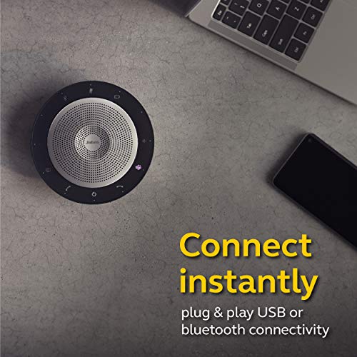 Jabra Speak 750 MS Wireless Bluetooth Speaker for Softphones and Mobile Phones – Easy To Set Up – Lightweight, Portable Conference Call Speaker with Premium Audio, Ideal for Remote Collaboration