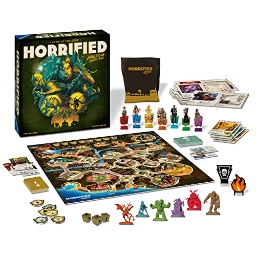 Ravensburger Horrified: American Monsters Strategy Board Game for Ages 10 and Up