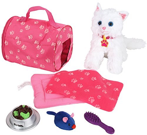 Click N' Play Toy Kitten Set for Kids, Toy Cat Bed - Little Girl Toys, Toys for 3+ Year Old Girls, Gifts for 3+ Year Old Girl, Gifts for 3 Year Old Girl, Toys for 3 Year Old Girls, Girl Toys Age 4-5