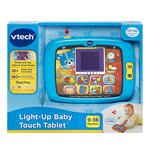 VTech Light-Up Baby Touch Tablet Amazon Exclusive, Blue