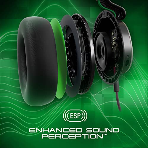 Skullcandy SLYR Pro Wired Over-Ear Gaming Headset/Soft Earpads/Clear Voice Smart Mic/Works with Playstation, PS5, Xbox, Xbox Series X, Nintendo Switch, Mobile, VR, and PC/Kids or Adult - Green