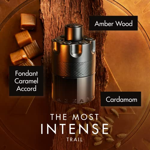 Azzaro The Most Wanted Eau de Parfum Intense — Mens Cologne — Fougere, Ambery and Spicy Fragrance, 1.6 Fl Oz