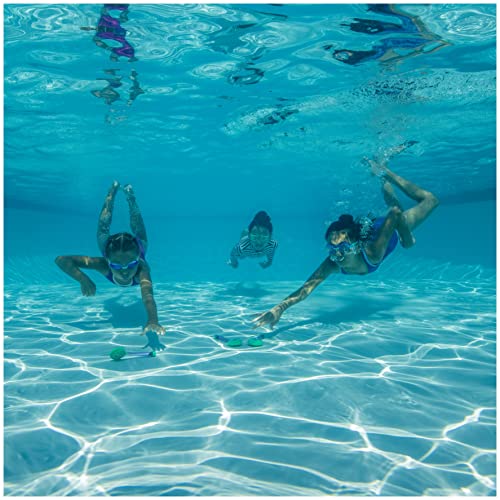 SwimWays Disney Princess Ariel Glitter Dive Wands Diving Toys 3 Pack, Bath Toys and Pool Party Supplies for Kids Ages 5 and Up, Styles May Vary