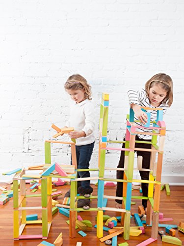 6 Piece Tegu Pocket Pouch Prism Magnetic Wooden Block Set, Nelson