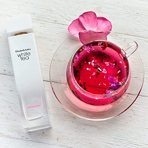 Elizabeth Arden White Tea Eau De Toilette Spray Perfume for Women, Wild Rose, 1.7 Oz.