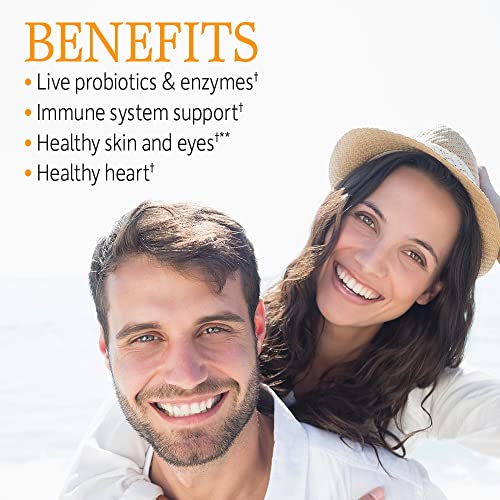 Garden of Life Vitamin C - Vitamin Code Raw Vitamin C - 120 Vegan Capsules, 500mg Whole Food Vitamin C with Bioflavonoids, Fruits and Veggies, Probiotics, Gluten Free Vitamin C Supplements for Adults