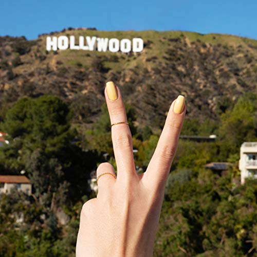 OPI Infinite Shine 2 Long-Wear Lacquer, Bee-hind the Scenes, Yellow Long-Lasting Nail Polish, Hollywood Collection, 0.5 fl oz