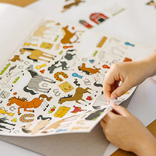 Melissa and Doug Sticker Collection Book: Princesses, Tea Party, Animals, and More - 500+ Stickers