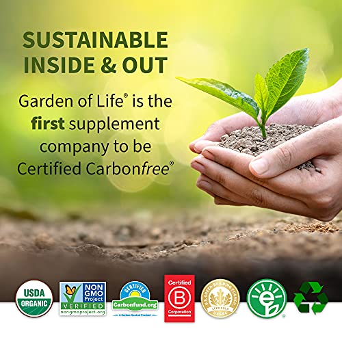 Garden of Life Multivitamin for Women 50 and Over, Vitamin Code Women 50 and Wiser Multi, Vitamins for Women 50 Plus with B Vitamins, Vitamins A, C, D3, E and K, CoQ10, Probiotics and Enzymes, 120 Capsules