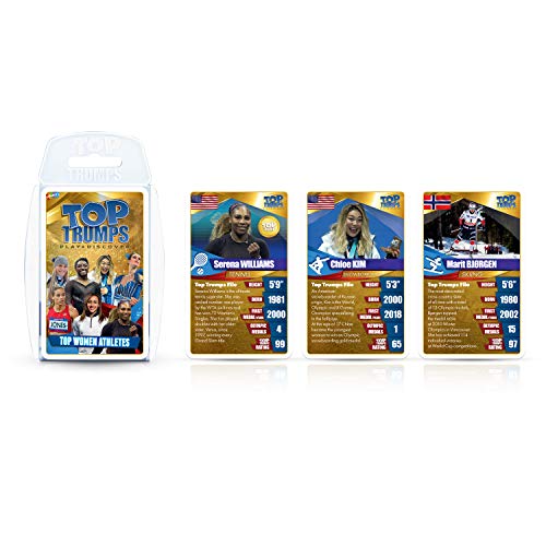Top Women Athletes Top Trumps Card Game