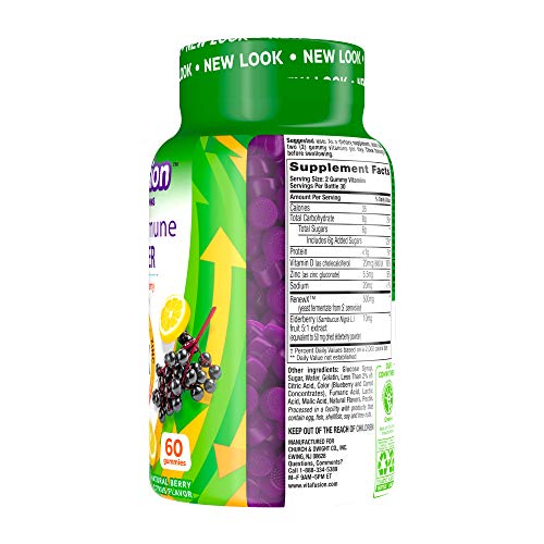 Vitafusion Triple Immune POWER Gummy Vitamins, 60ct