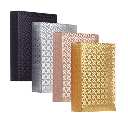Waterproof Playing Cards – 4-Pack of Metallic Card Decks – Durable, PET Certified, and Scratch-Resistant Poker Cards by Trademark Games