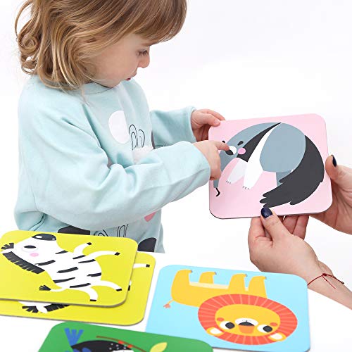 Banana Panda - Suuuper Size Memory Game Wild Animals - Educational Matching Activity for Kids Ages 2 Years +