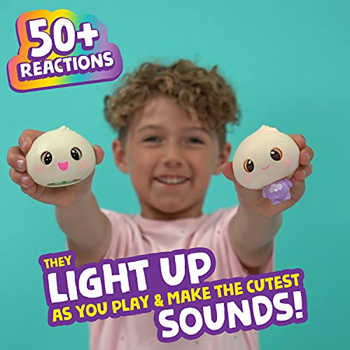 My Squishy Little Dumplings – Interactive Doll Collectible With Accessories – Doe (Purple)
