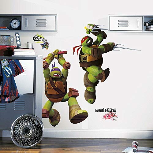 RoomMates RMK2251GM Teenage Mutant Ninja Turtles Raphael Peel and Stick Giant Wall Decals