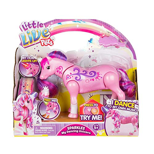 Little Live Pets - Sparkles My Dancing Interactive Unicorn | Dances and Lights to Music - Engaging Fun - Batteries Included | For Ages 5+