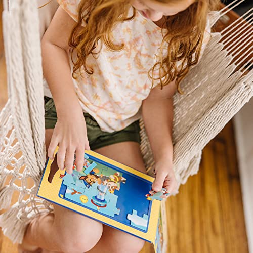 Melissa and Doug PAW Patrol Take-Along Magnetic Jigsaw Puzzles (2 15-Piece Puzzles) - PAW Patrol-Themed Magnetic Travel Puzzles For Toddlers and Kids Ages 3+