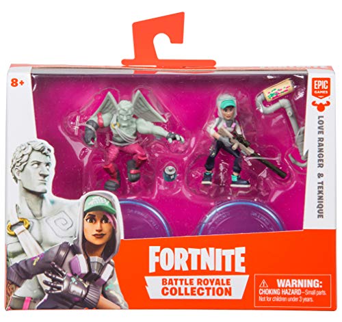 Fortnite Battle Royale Collection: Love Ranger and Teknique - 2 Pack of Action Figures