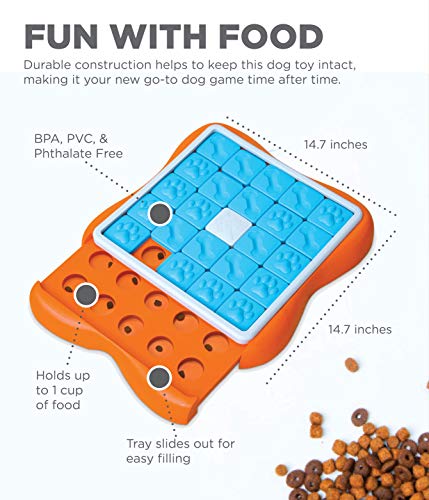 Outward Hound Nina Ottosson Challenge Slider Interactive Treat Puzzle Dog Toy, Advanced
