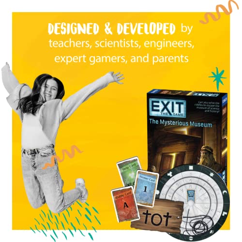 Exit: The Mysterious Museum | Exit: The Game - A Kosmos Game | Family-Friendly, Card-Based at-Home Escape Room Experience for 1 to 4 Players, Ages 10+