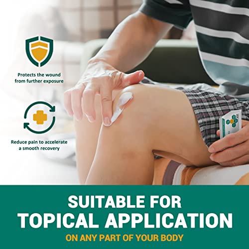 MED PRIDE Triple Antibiotic Ointment [144 Packets x 0.9g Each]- First Aid Antibiotic Cream - Travel-Size Individual Antibiotic Ointment Packets for Burns, Scrapes, Cuts, Wound Care