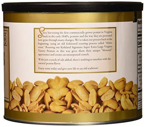 Kirkland Signature Nuts, Super XL VA Peanuts, 40 Ounce (Pack of 2)