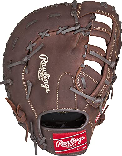 Rawlings unisex adult First baseball infielders mitts, 12.5 inch - Single Post Double Bar Web, Size US