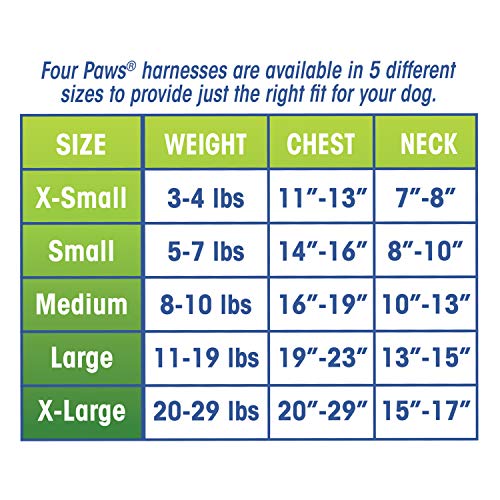 Four Paws Comfort Control Dog Harness Red Extra Small