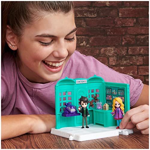 Wizarding World Harry Potter, Magical Minis Honeydukes Sweet Shop with 2 Exclusive Figures and 5 Accessories, Kids Toys for Ages 6 and up