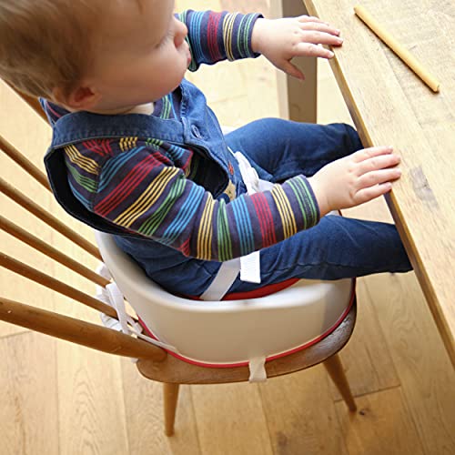 Prince Lionheart Squish Booster Seat, Fuchsia, 3-Point Harness and Dual-Strap System, Easy to Wipe Clean, and Lightweight