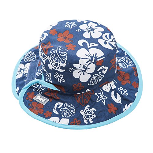 Baby Banz unisex baby Bucket infant and toddler hats, Blue/Brown, Newborn US