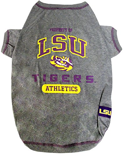 NCAA LSU Tigers Dog T-Shirt, Medium