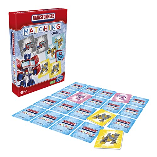 Transformers Matching Game for Kids Ages 3 and Up, Fun Preschool Memory Game for 1+ Players