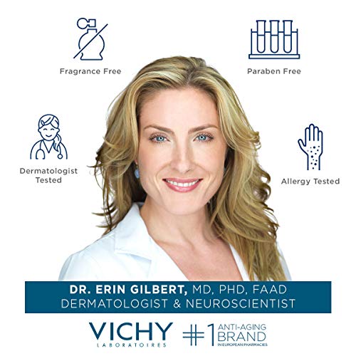 Vichy Pureté Thermale One Step Micellar Water Face Toner and Makeup Remover, Alcohol Free Facial Cleanser with Vitamin B5, Non-Drying for Sensitive Skin