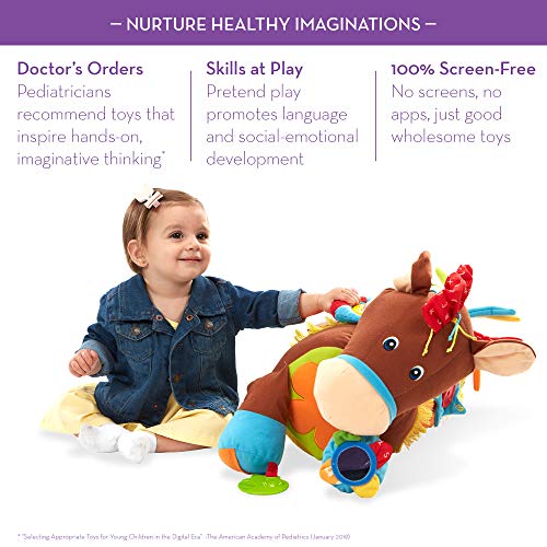 Melissa and Doug Giddy-Up and Play Baby Activity Toy - Multi-Sensory Horse