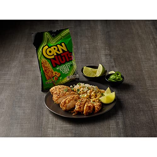 CORN NUTS Mexican Street Corn Crunchy Corn Kernels 4 Ounce Bag (12-Pack)