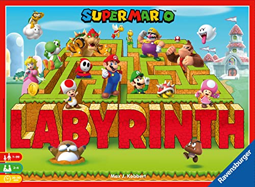 Ravensburger Super Mario Labyrinth Family Board Game for Kids and Adults Ages 7 and Up - So Easy to Learn and Play with Great Replay Value