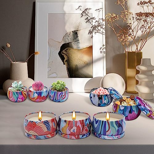 TTRWIN 9 Pack Scented Candles Gift Set, Natural Soy Wax Candles, Relaxing Candles for Women, Home Scented, Aromatherapy and Stress Relief, Gift for Christmas, Birthday, Valentine, Mother's Day
