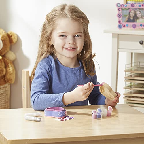 Melissa and Doug Created by Me! Heart Box Wooden Craft Kit