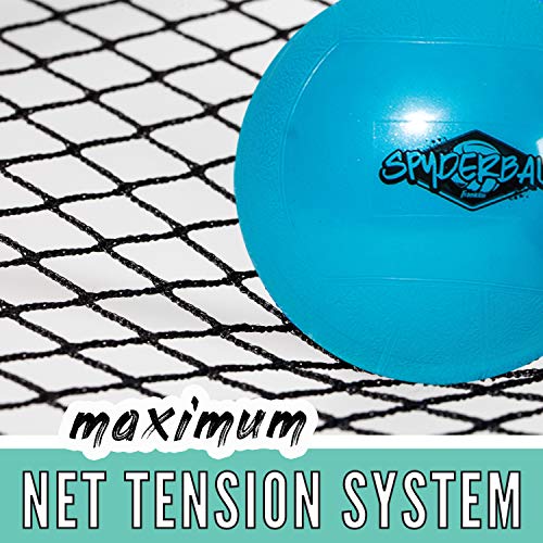 Franklin Sports Spyderball Game Set - Outdoor Beach Game for Kids + Adults - Includes Net, 3 Balls + Carrying Case
