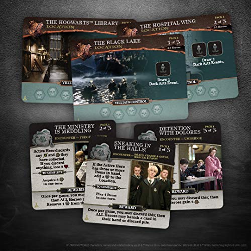USAOPOLY Harry Potter: Hogwarts Battle - The Charms and Potions Expansion/Second Expansion to Harry Potter Deckbuilding Game/Featuring New Abilities and Cards/Officially Licensed