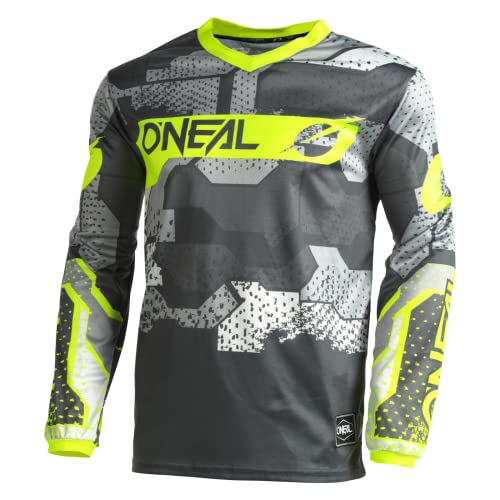 O'Neal Element Camo Jersey, Gray/Yellow SM