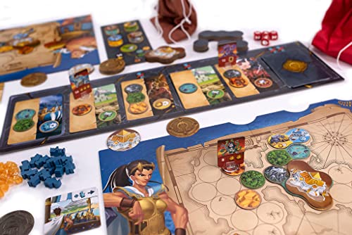 Orichalcum Board Game, Fast-Paced Strategy Game, Exploration Game, Adventure Game, Family Game for Kids and Adults, Ages 12+, 2-4 Players, Avg. Playtime 45 Minutes, Made by Pandasaurus Games
