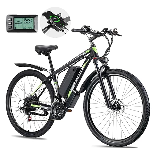 E·Bycco EBycco Electric Bike for Adults 750W, 29' Electric Mountain Bike with 48V13Ah Battery, 30-32MPH Top Speed, 21 Speed Gear, Pedal Assist, Lockable Suspension Fork, UL Tested Ebikes