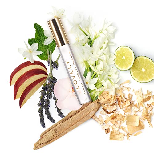 Lovely by SJP - Women's Perfume and Body Care Gift Set - Includes Eau De Parfum, Rollerball, and Soft Lotion in Iconic Lovely Fragrance - 3 pc