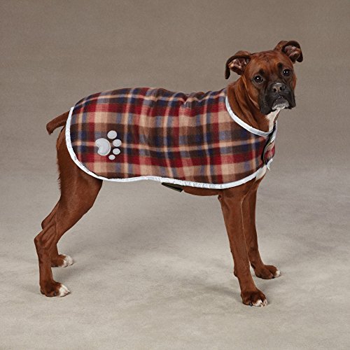 Zack and Zoey Nor'easter Blanket Coat for Dogs, 16' Medium, Chive