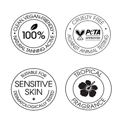 St. Tropez Fake Tan, Vitamin D Boosting Self Tan Purity Vitamins Skincare Serum, Clean Vegan Tanning Water Serum, Face Tan with Vitamin C, Hyaluronic Acid, 100 Percent Natural Tanning Active, 50 ml